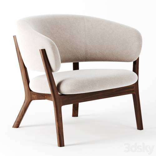 '3dsky Pro - Roundish ARM Chair by Maruni'