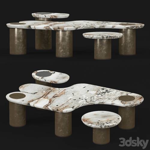 '3dsky Pro - Apparatus Interlude marble table'