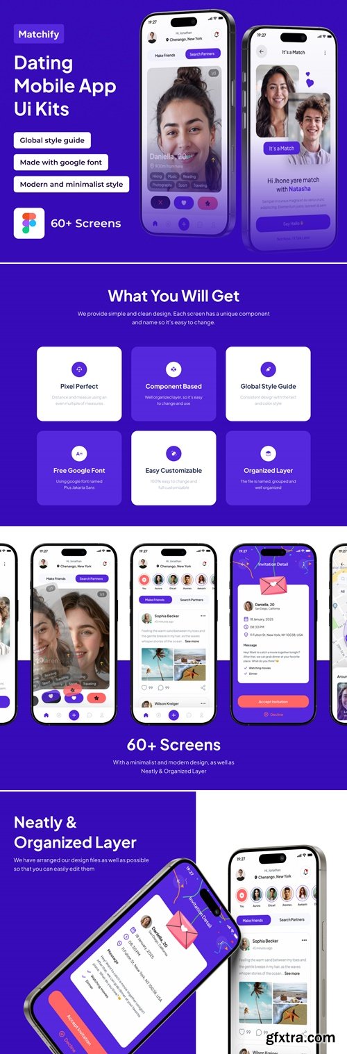 Matchify - Dating Premium UI KIts App