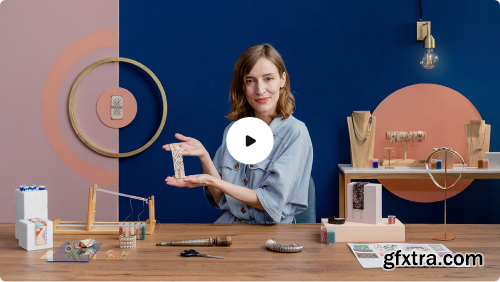 Domestika - Beaded Jewelry Design: Weave Elegant Patterns