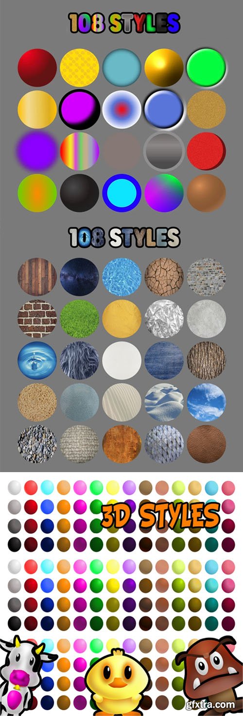 160+ 3D Styles for Affinity