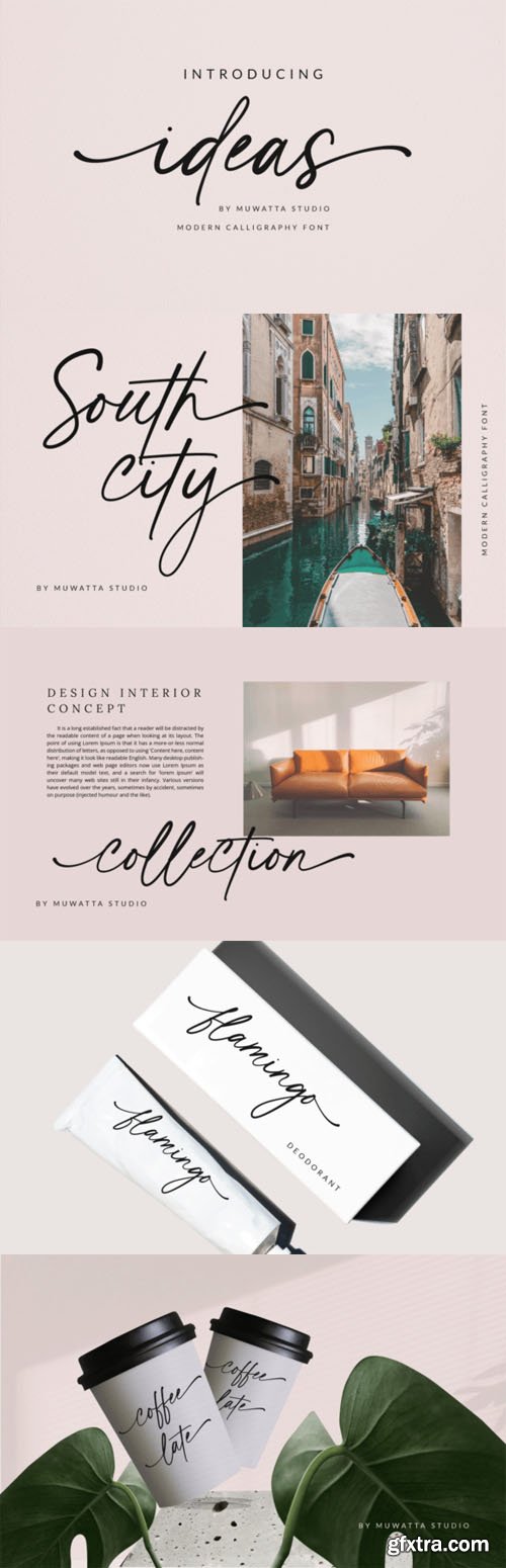 ideas - Modern Calligraphy Font
