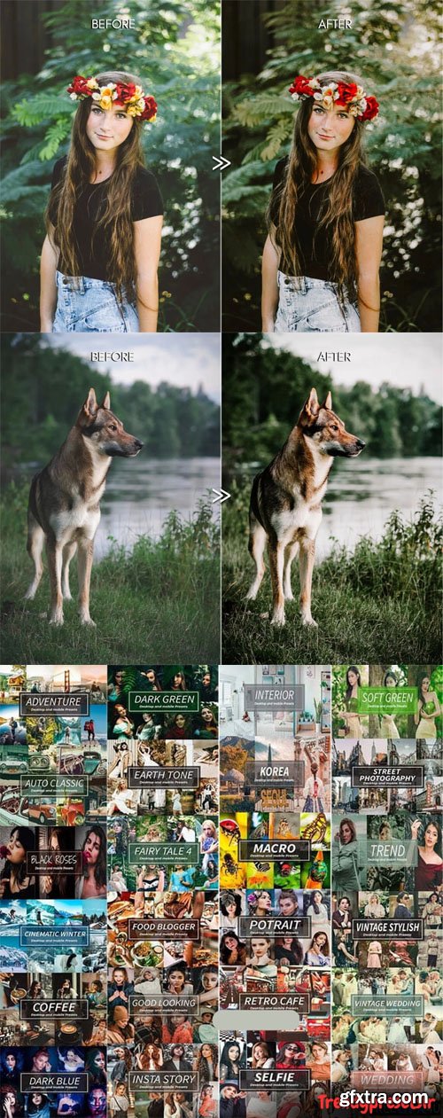 Cinematic Collection - Top 25 Creators Lightroom Presets Packs