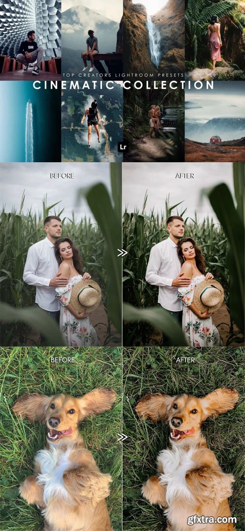Cinematic Collection - Top 25 Creators Lightroom Presets Packs