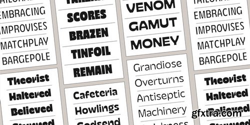 CreativeMarket - Facers Font Family