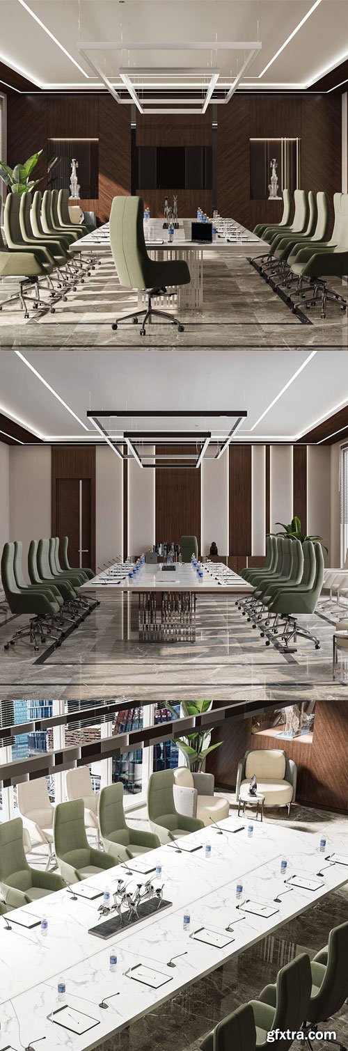 Conference hall -3D Scene