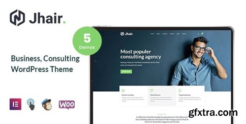 Themeforest - Jhair - Business, Consulting WordPress Theme 23559822 v2.0.5