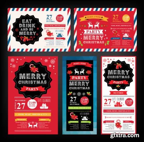 Restaurant Cafe Vintage Style Menu Templates 30xEPS