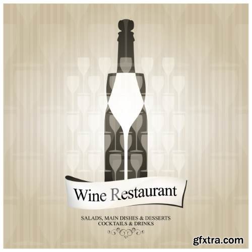 Wine Brochure Templates for Wine Shop, Restaurant and Bar #2