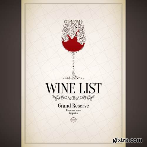Wine Brochure Templates for Wine Shop, Restaurant and Bar #2