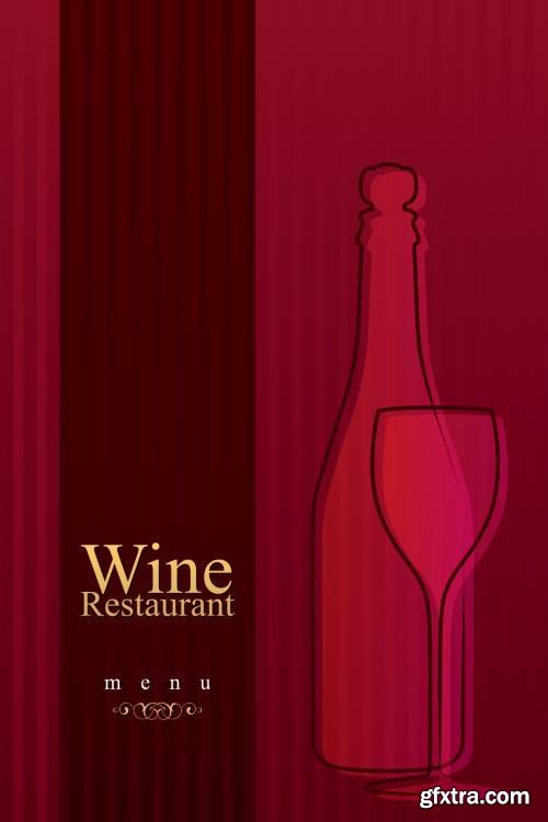 Wine Brochure Templates for Wine Shop, Restaurant and Bar #2