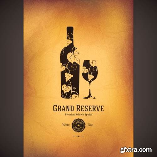 Wine Brochure Templates for Wine Shop, Restaurant and Bar #2