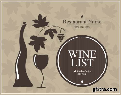 Wine Brochure Templates for Wine Shop, Restaurant and Bar #2