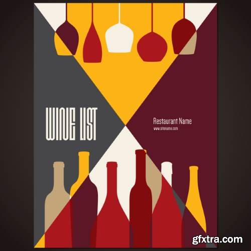Wine Brochure Templates for Wine Shop, Restaurant and Bar #2