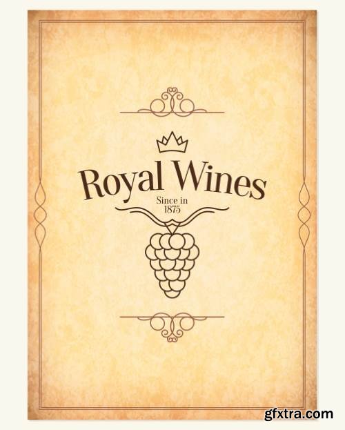 Wine Brochure Templates for Wine Shop, Restaurant and Bar #2