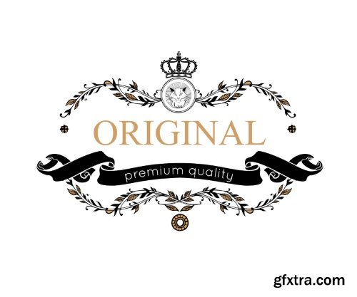 Vintage Restaurant Menu Design Elements, Animal Heads 16xEPS Vintage Restaurant Menu Design Elements, Animal Heads 16xEPS