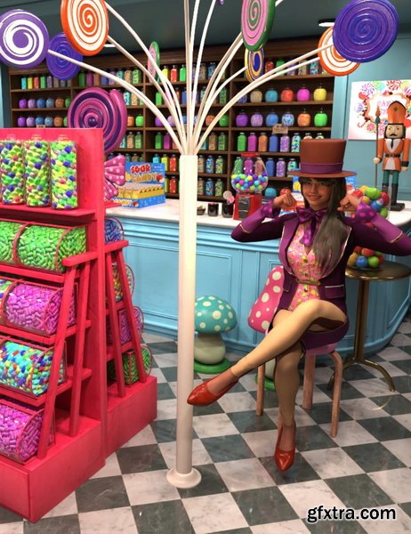 Daz3d - FG Candy Shop Bundle