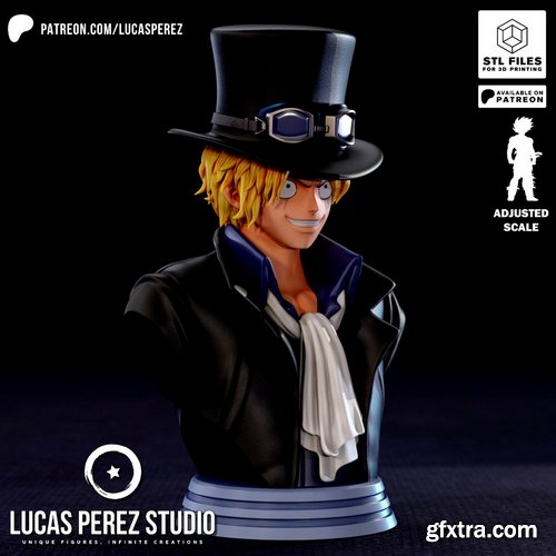 Sabo Bust - 3DPrint File Sabo Bust - 3DPrint File