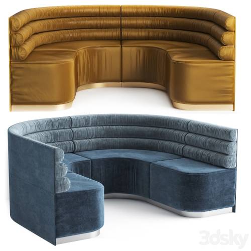 '3dsky Pro - Restaurant sofa 9'
