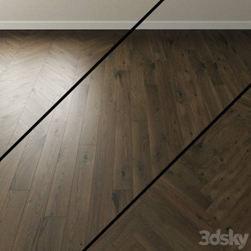 '3dsky Pro - Parquet oak Coswick. Inspire SCANDINAVIAN dark'