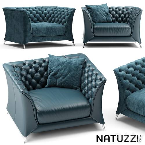 '3dsky Pro - Armchair natuzzi La Scala chair'