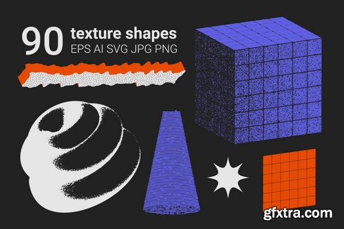 YellowImages - 90 Vector Texture Shapes - 86282