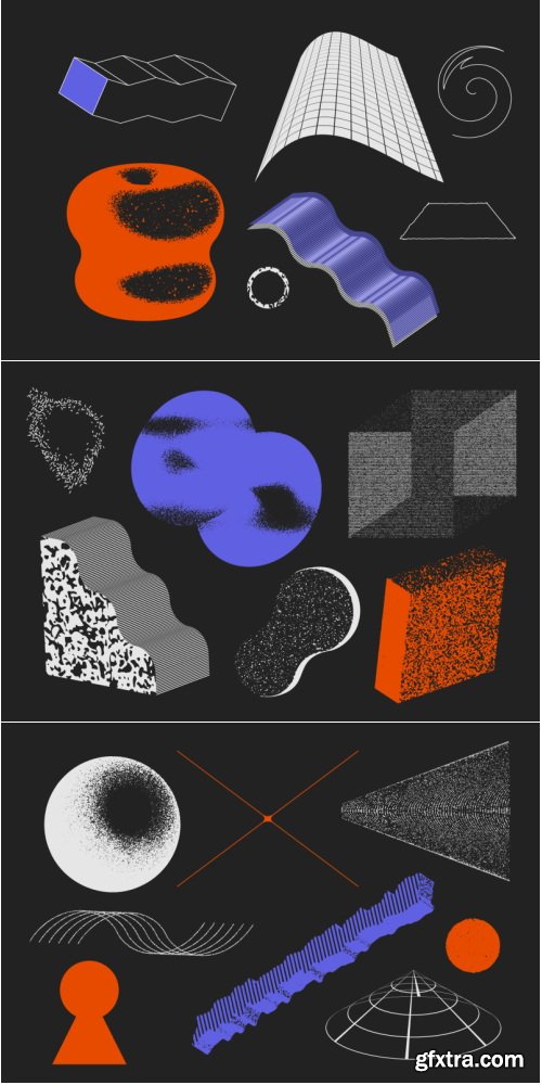 YellowImages - 90 Vector Texture Shapes - 86282