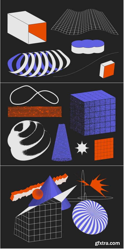 YellowImages - 90 Vector Texture Shapes - 86282