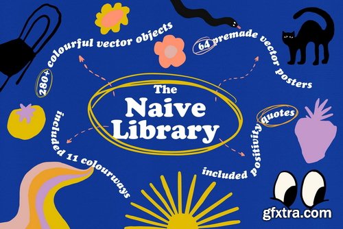 Studio2am - Naive Art Clipart + Posters