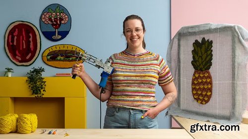 Domestika - Artistic Loop Tufting for Wall Hangings and Rugs A course by Hanna Eidson