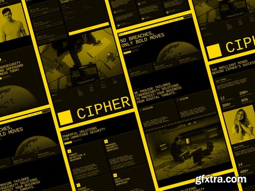 Craftwork Design - Cipher Company Website - Figma