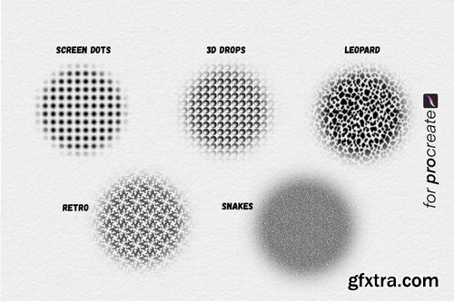 Brushgalaxy - Manga Screentone Brush Set For Procreate