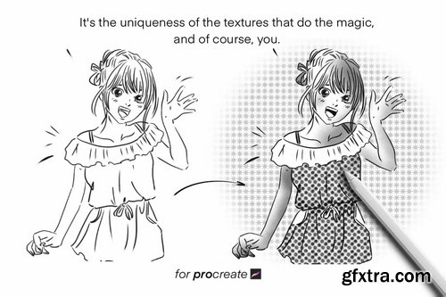 Brushgalaxy - Manga Screentone Brush Set Vol 2