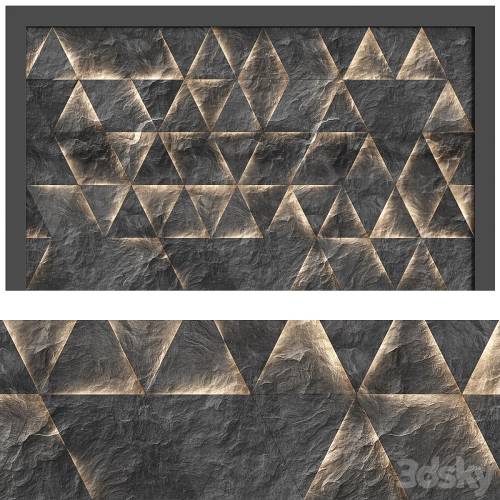 '3dsky Pro - Backlit stone wall panel' '3dsky Pro - Backlit stone wall panel'