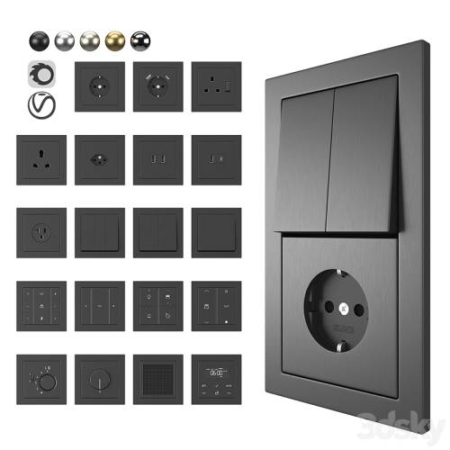 '3dsky Pro - Jung LS-Design set Metal'