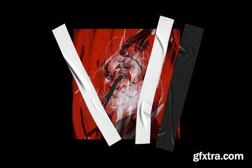 CreativeMarket - Tape Adhesive Mockup - 4574141