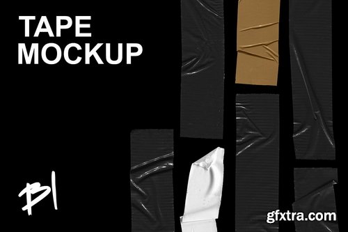 CreativeMarket - Tape Adhesive Mockup - 4574141