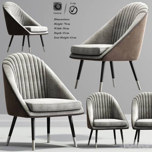 '3dsky Pro - Cult Audrey Occasional Tub Lounge Chair'