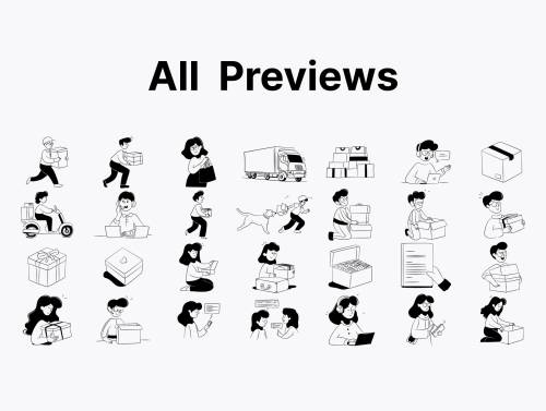 'Notion Illustrations Delivery Club'