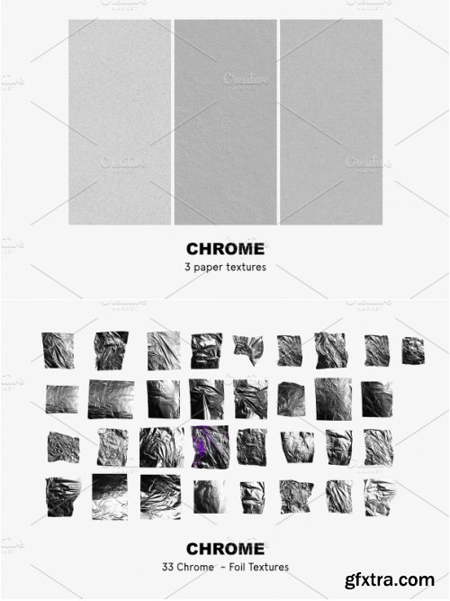 CreativeMarket - CHROME - Foil Stationary Mockup - 3386783