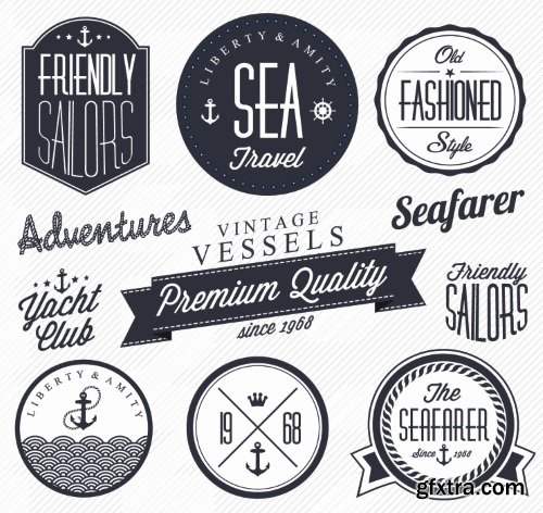 Marine & Nautical Elements 26xEPS Marine & Nautical Elements 26xEPS