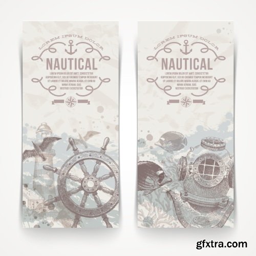 Marine & Nautical Elements 26xEPS Marine & Nautical Elements 26xEPS