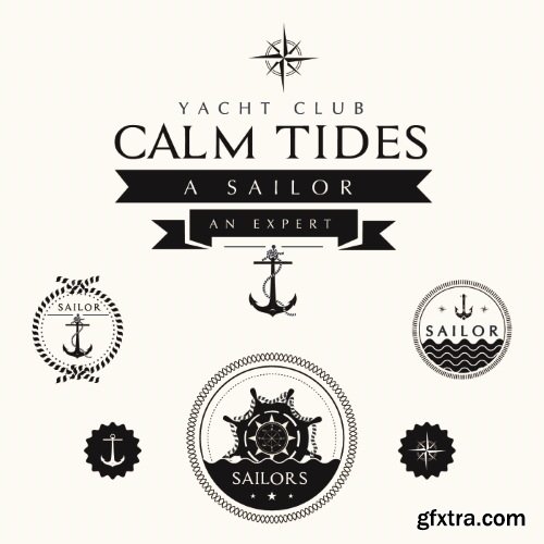 Marine & Nautical Elements 26xEPS Marine & Nautical Elements 26xEPS