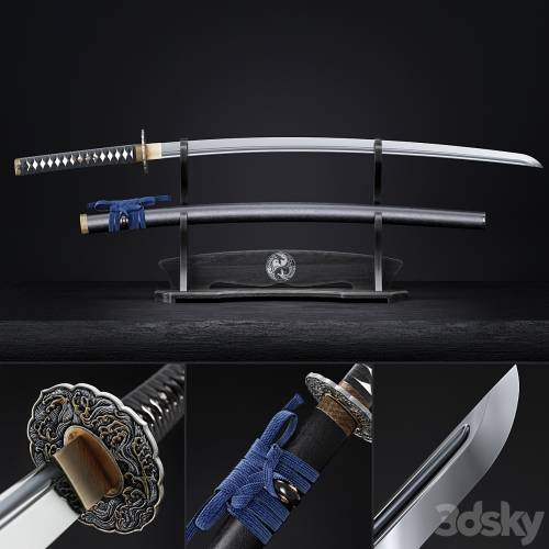 '3dsky Pro - Katana japanese sword'