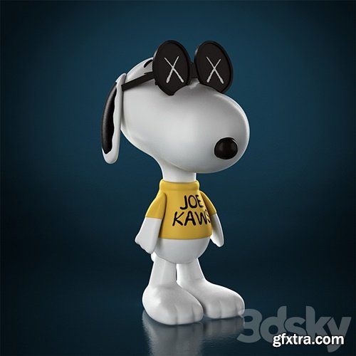 3dsky Pro - Snoopy KAWS