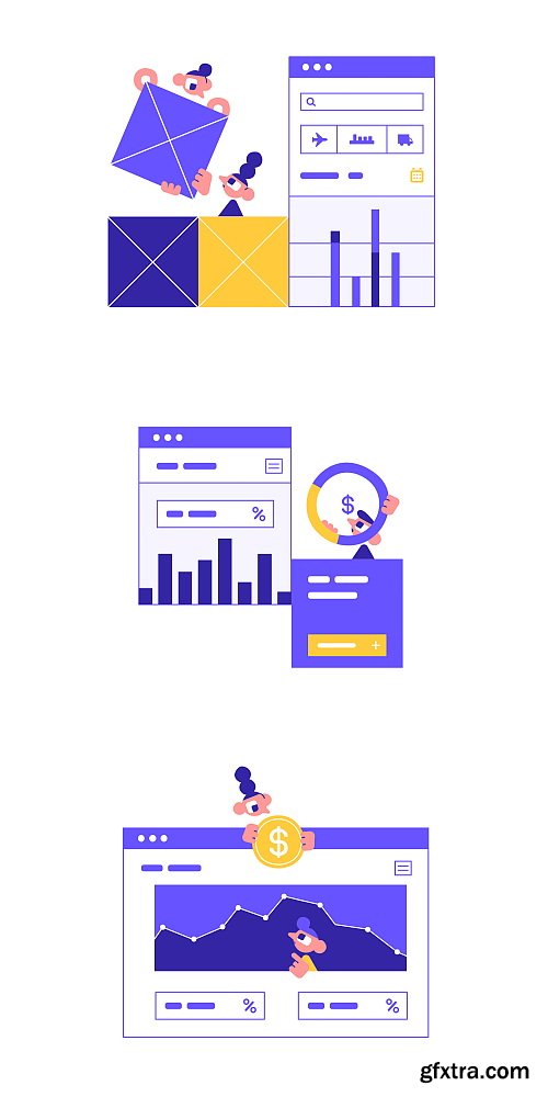 Craftwork Design - Interfaces Illustrations