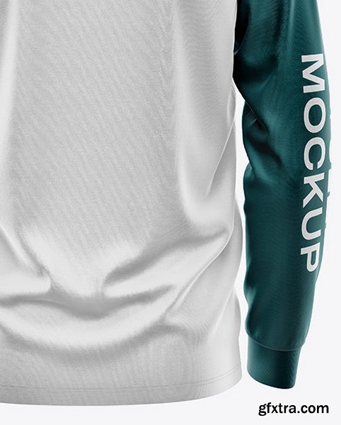 YellowImages - Men\'s Long Sleeve Raglan T-Shirt Mockup - 119993