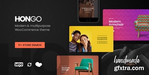 Themeforest - Hongo v3.6 - Modern & Multipurpose WooCommerce WordPress Theme 24915448 nulled