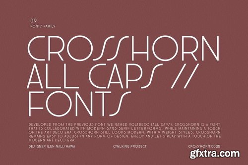 CreativeMarket - CROSSHORN Font
