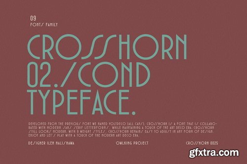 CreativeMarket - CROSSHORN Font
